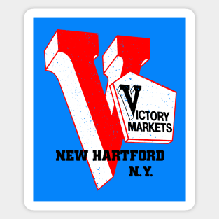 Victory Market Former New Hartford NY Grocery Store Logo Sticker